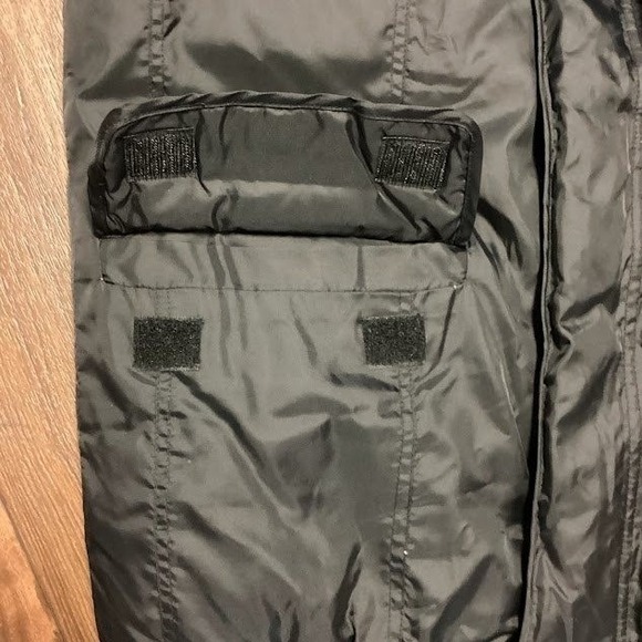 Joe's Jeans Black Puffer Vest, Sleeveless Jacket Plaid Lined Snap Button Utility - Picture 7 of 10